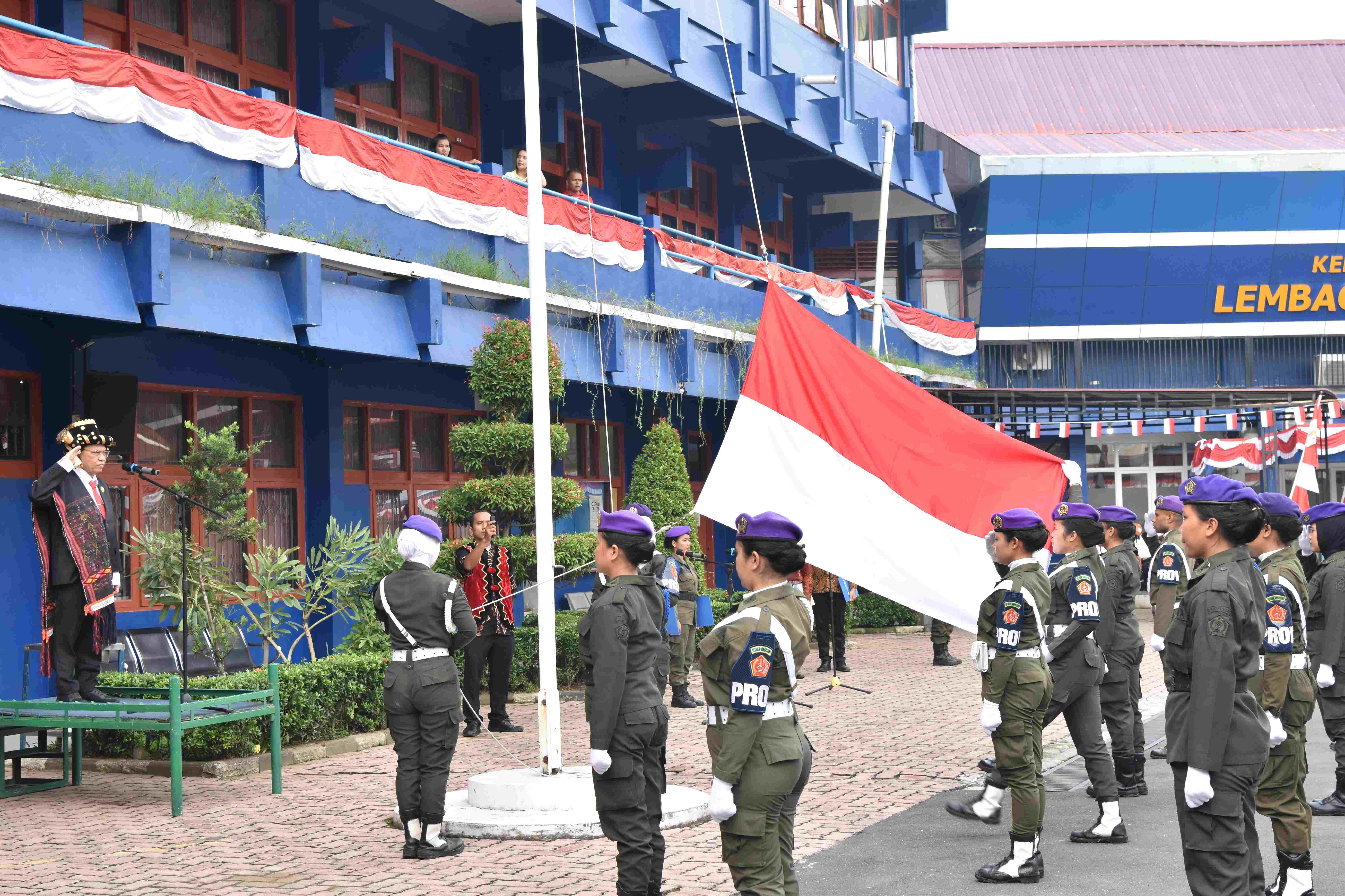 Upacara Bendera Peringatan HUT ke-80 RI di lingkungan LLDikti Wilayah I Usung Tema "Bersatu Berdaulat Rakyat Sejahtera Indonesia Maju"