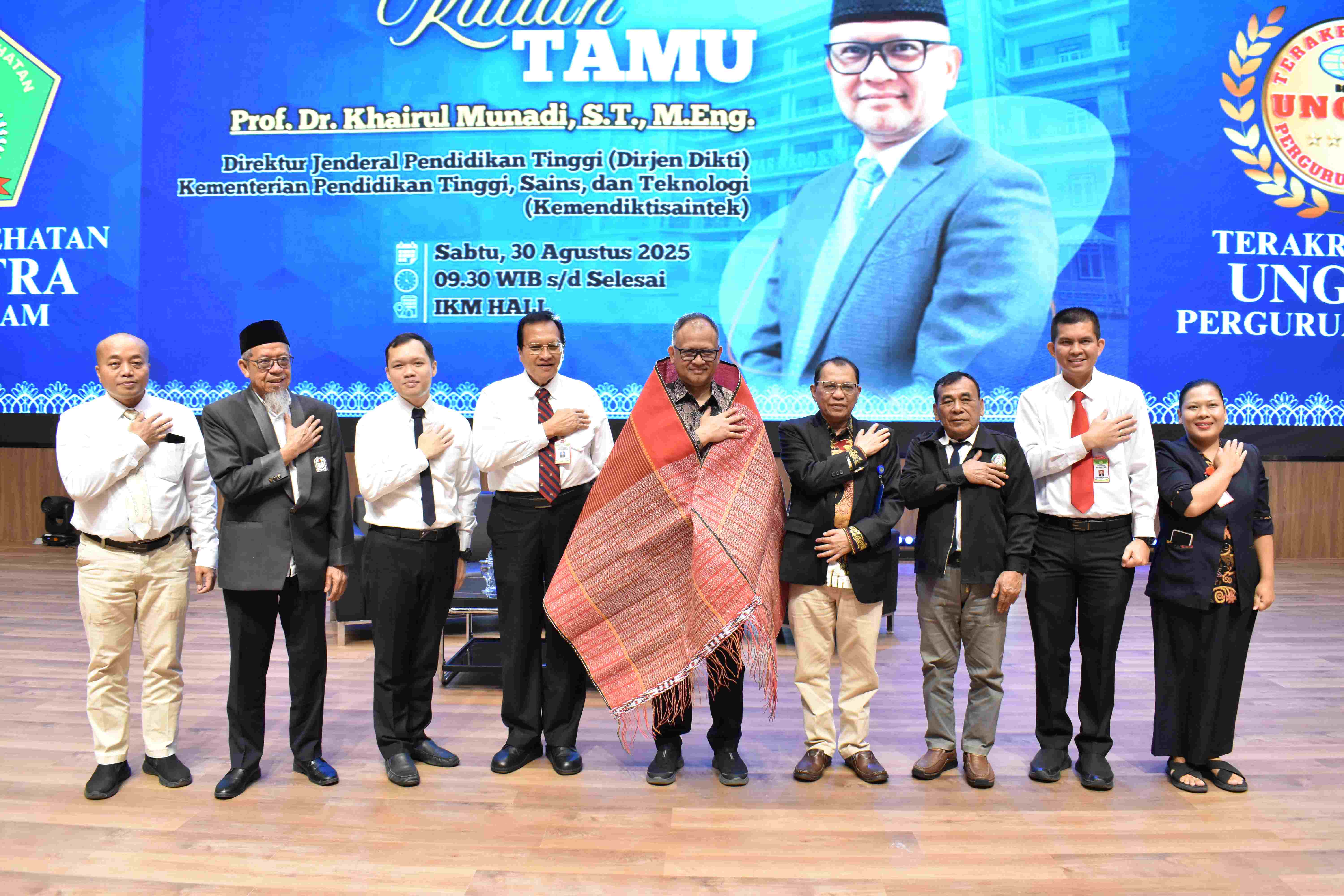 Kuliah Tamu Bersama Direktur Jenderal Pendidikan Tinggi Kemendiktisaintek di Institut Kesehatan Medistra Lubuk Pakam