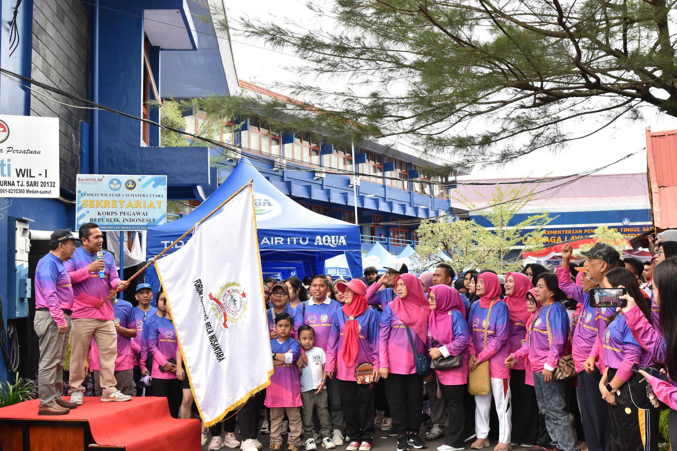 Kolaborasi FKBNI dan LLDikti Wilayah I, 950 Peserta Meriahkan Jalan Santai Humanis Peringatan Hari Pahlawan Nasional 2025