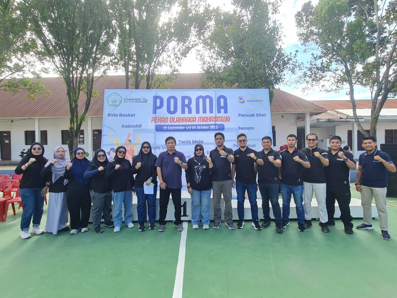 Sekolah Tinggi Olahraga dan Kesehatan (STOK)Bina Guna sukses menyelenggarakan Pekan Olahraga Mahasiswa (PORMA)2025
