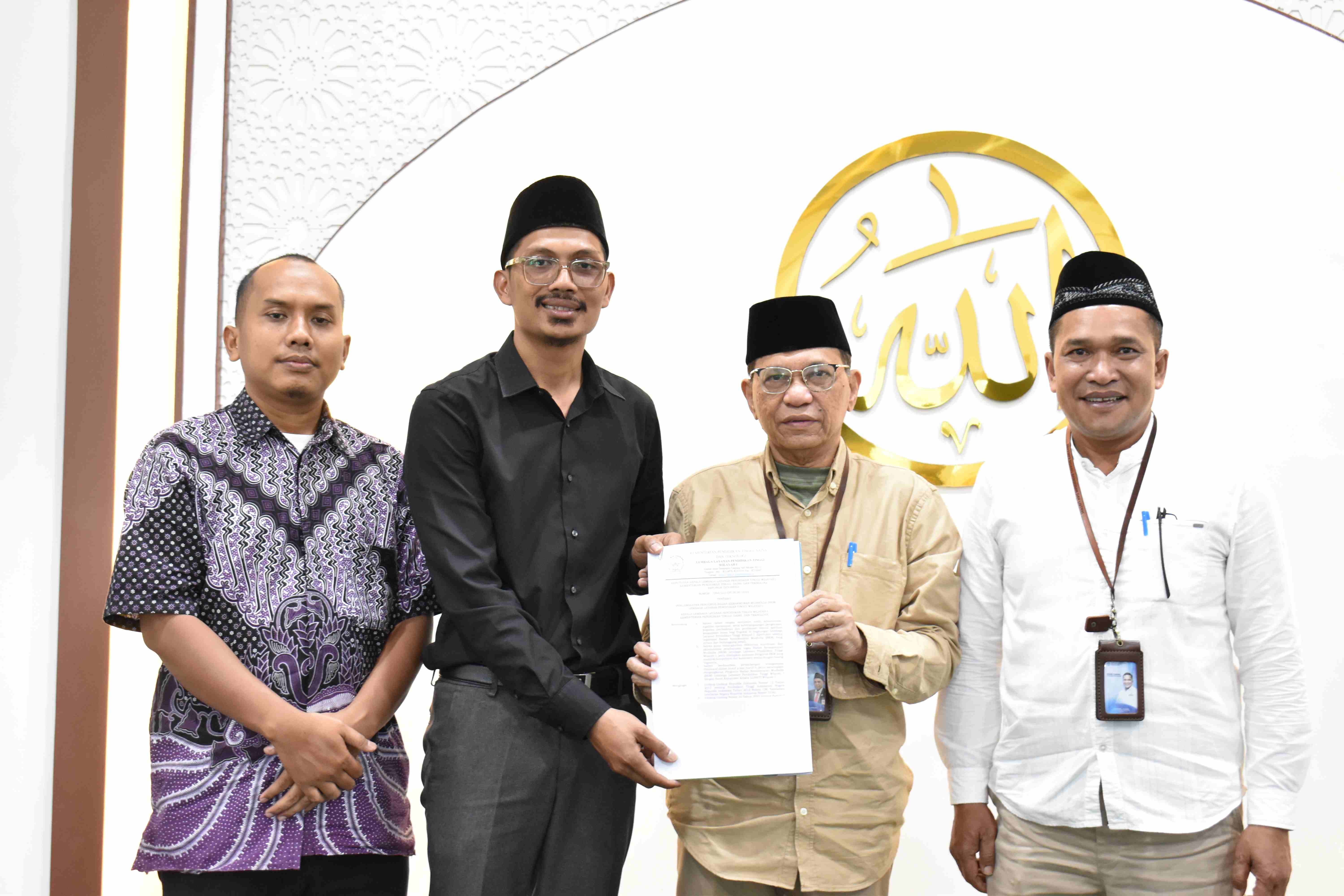 LLDIKTI Wilayah I Resmikan Musholla Al-Falah, Sekaligus Kukuhkan Kepengurusan BKM