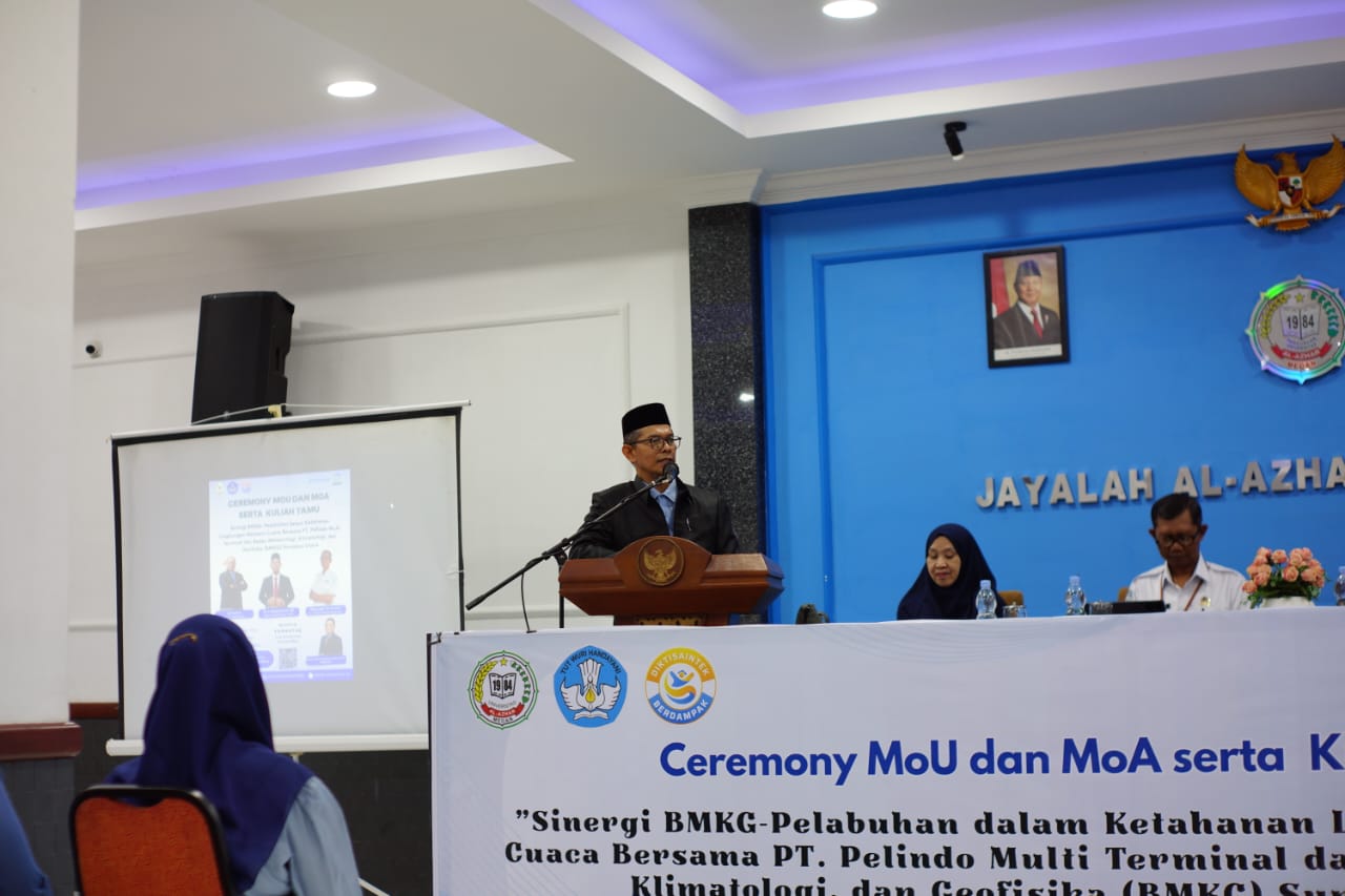 Universitas Al Azhar Perkuat Sinergi Akademik dan Praktik Profesional melalui
Penandatanganan MoU–MoA dan Kuliah Tamu Mitigasi Risiko Iklim