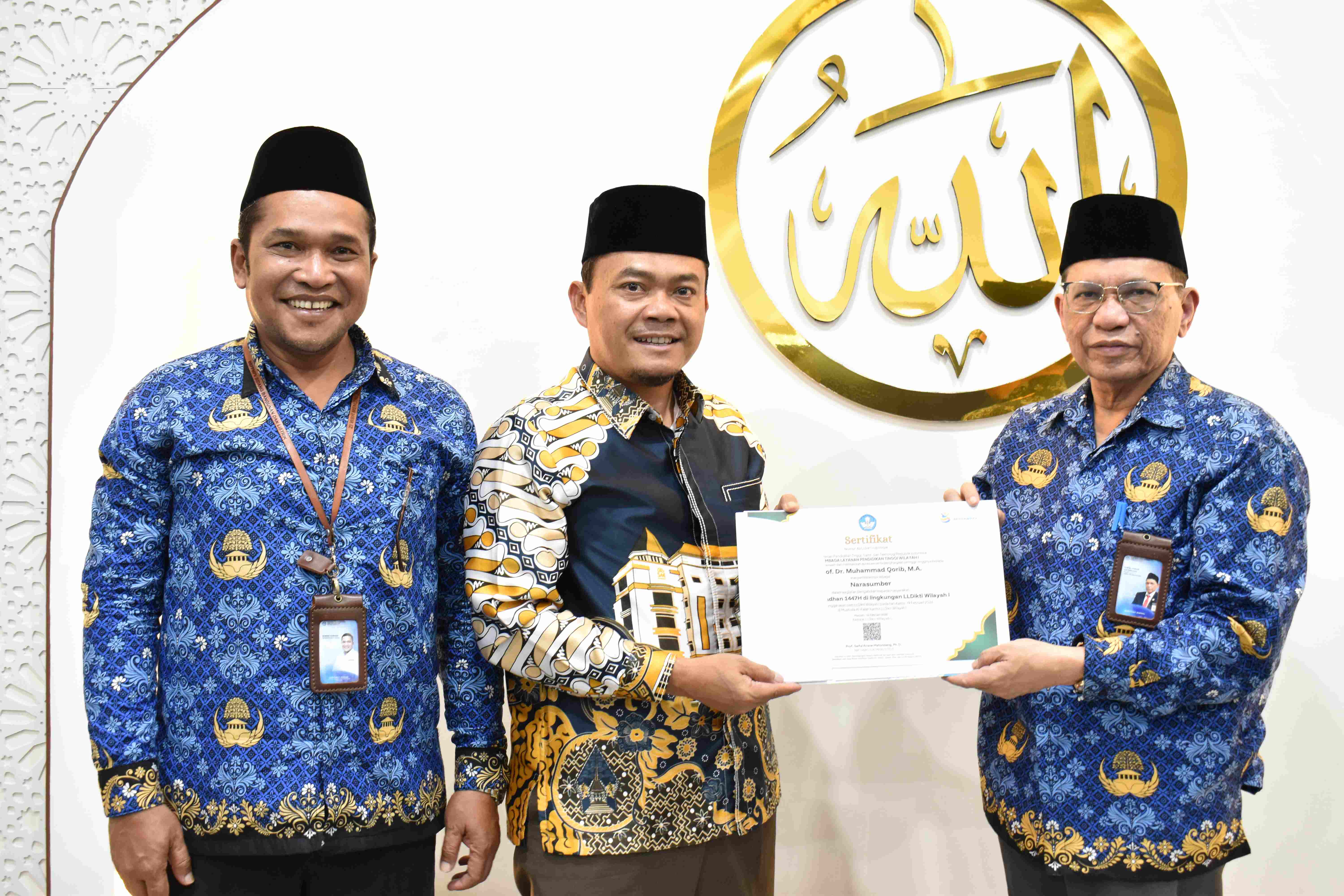 Prof. Dr. Muhammad Qorib, M.A. Sampaikan Kajian Tentang Fiqih dan Keutamaan Ramadan di LLDikti Wilayah I