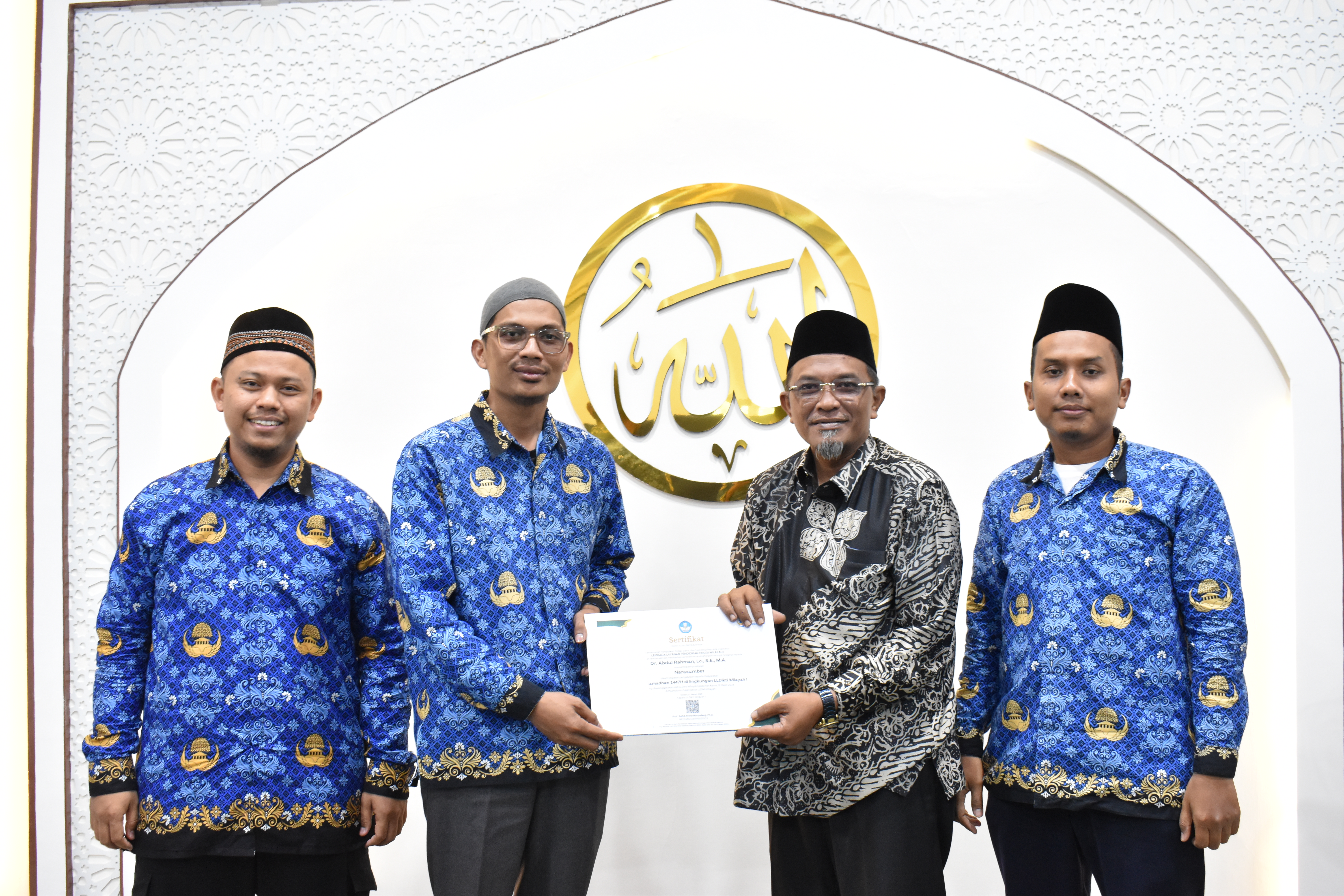 Kajian Lailatul Qadar di LLDIKTI Wilayah I: Dr. Abdul Rahman, Lc Tekankan Kesiapan Hati dan Ketulusan Beramal