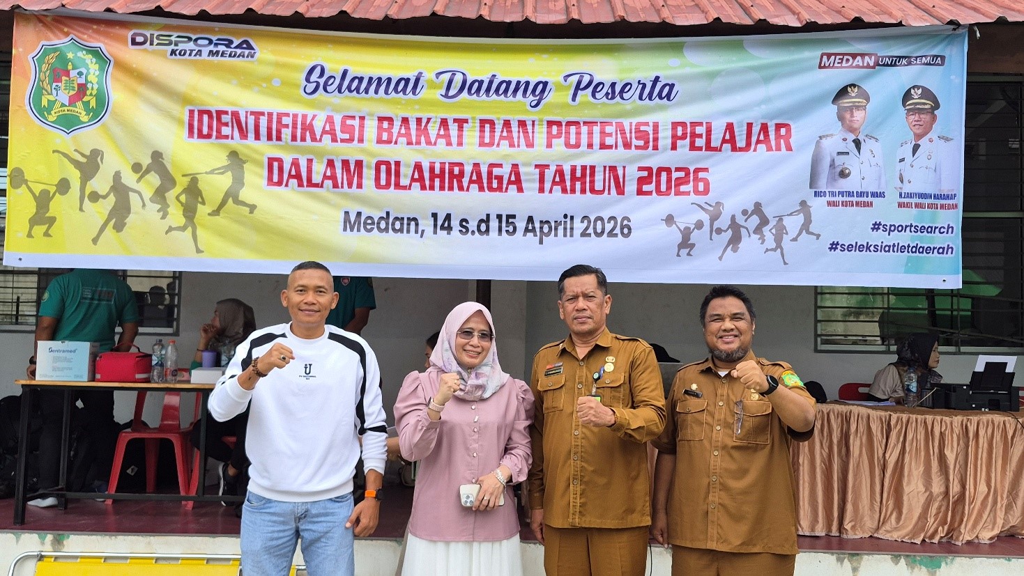 Sekolah Tinggi Olahraga Dan Kesehatan Bina Guna Kolaborasi dengan Dispora Kota Medan dan LANKOR melaksanakan Identifikasi Bakat Dan Potensi Pelajar Dalam Olahraga Tahun 2026
