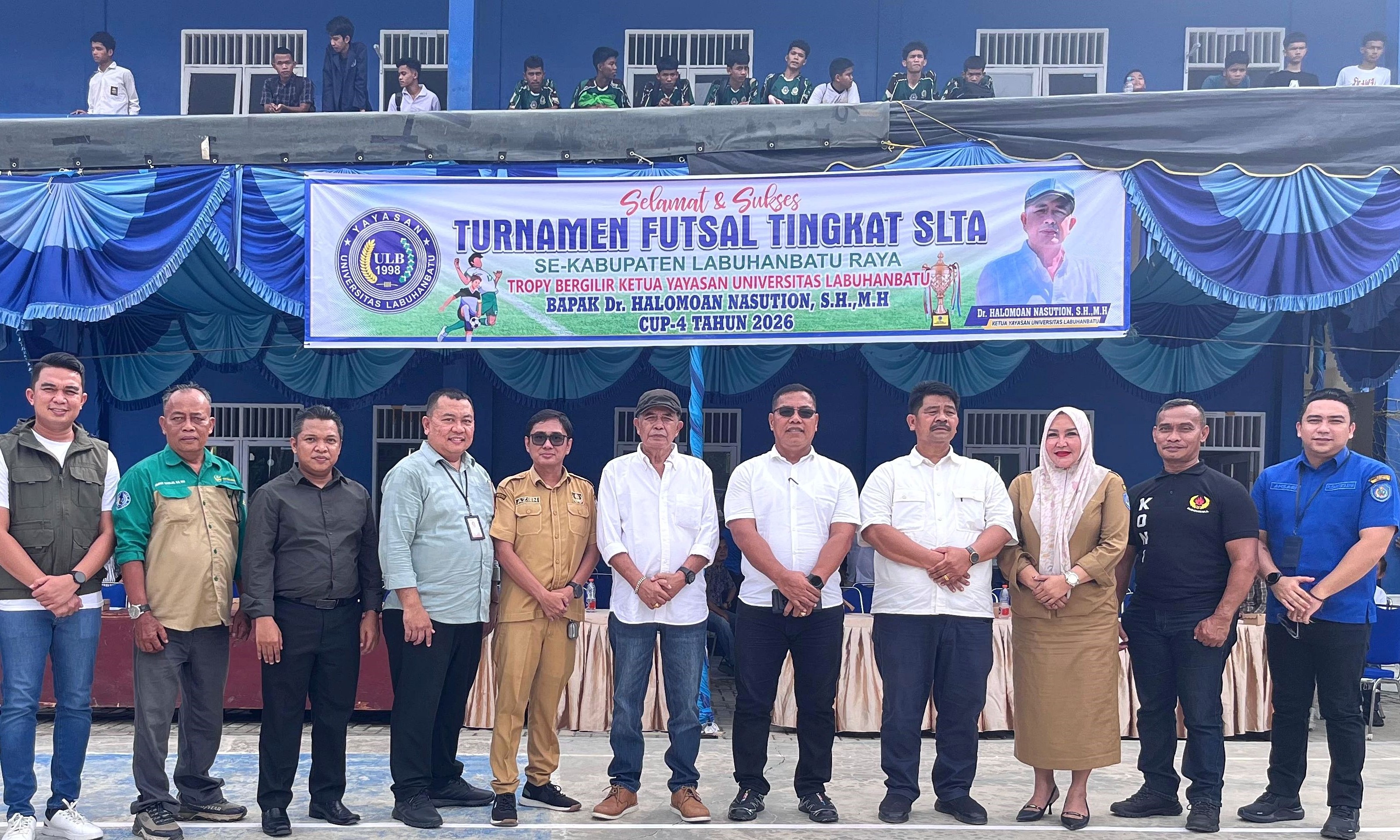 ULB Kembali Tegaskan Komitmen Pembinaan Generasi Muda, Turnamen Futsal SLTA Se-Labuhanbatu Raya Cup IV 2026 Resmi Bergulir