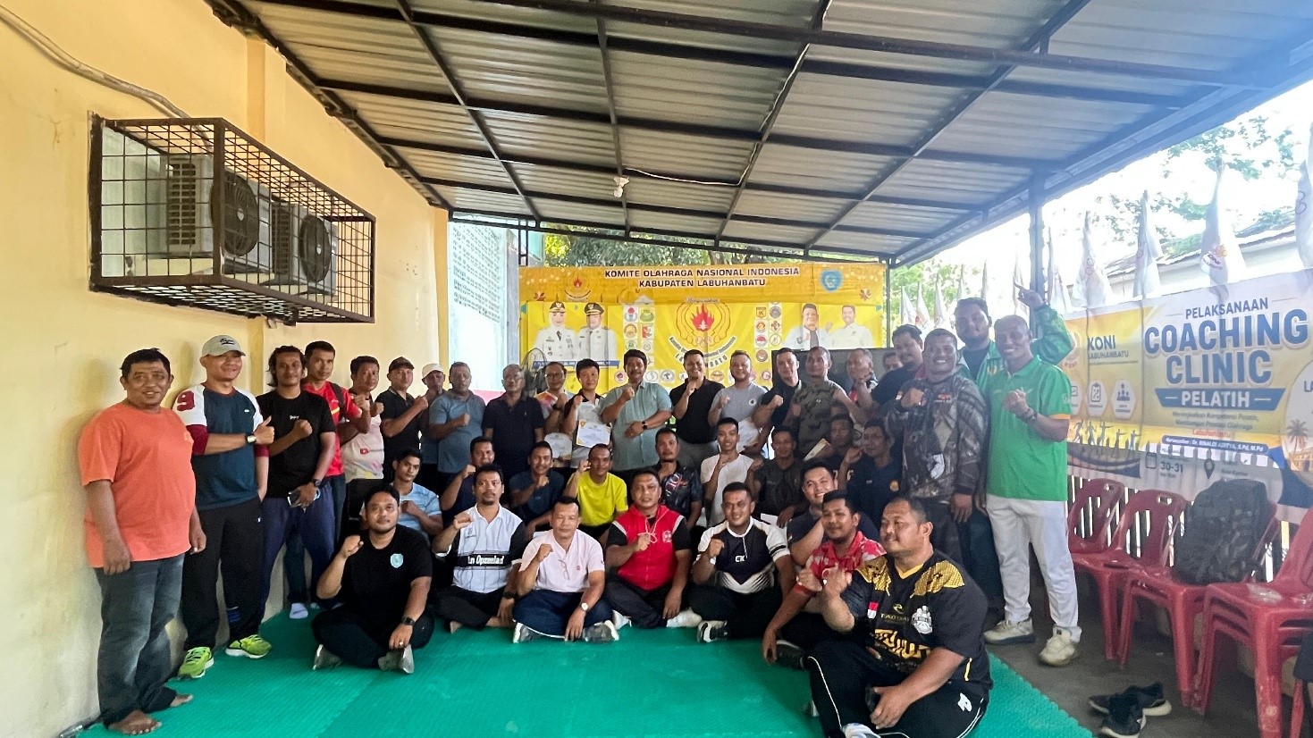 STOK Bina Guna Bekerja Sama Dengan Koni Labuhan Batu Melaksanakan Kegiatan Coaching Clinic Pelatih Cabang Olahraga