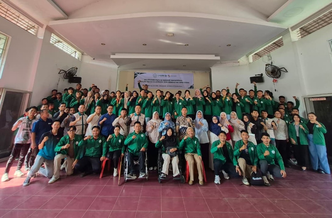 Sekolah Tinggi Olahraga Dan Kesehatan (STOK) Bina Guna Melepas Mahasiswa PLP II dan Magang Tahun Akademik 2026